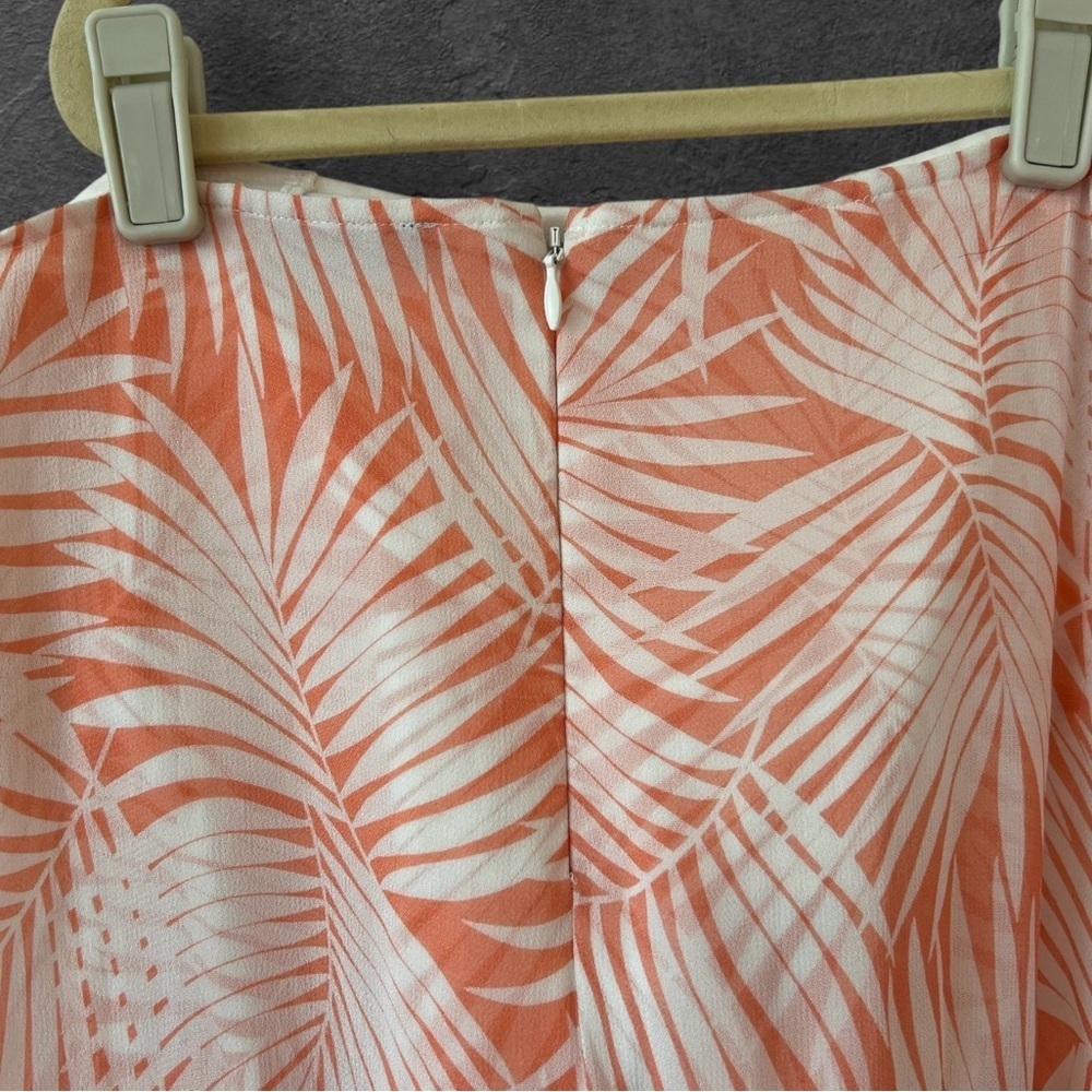 For Love and Lemons Desert Palm Peach Patterned Sheer Midi Skirt Size M - Picture 9 of 12